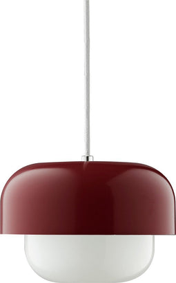 Dyberg Larsen Hanglamp Haipot 15 X 23 Cm E27 Staal 60w Rood