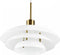 Dyberg Larsen Hanglamp Pendant 31 Cm E27 Glas 25w Wit/goud