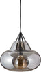 Dyberg Larsen Hanglamp Polo Smoked 29 Cm Glas/staal 60w Grijs