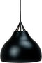 Dyberg Larsen Hanglamp Pyra 23 X 30 Cm E27 Staal 60w Matzwart