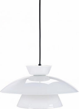 Dyberg Larsen Hanglamp Valby Opal 38 X 20 Cm G9 Glas 5w Wit