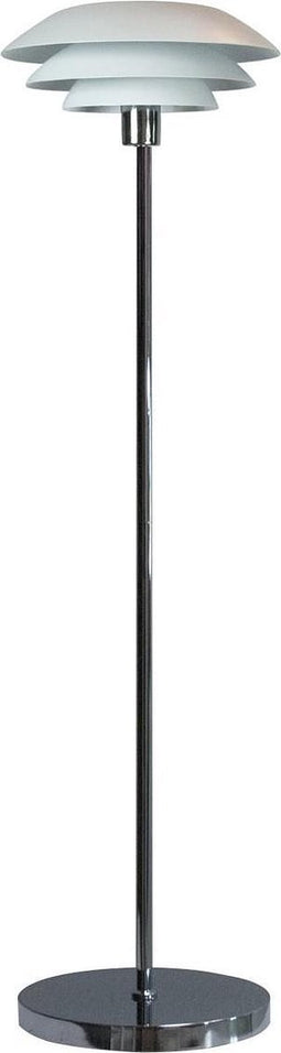 Dyberg Larsen Staande Lamp Dl31 31 X 133 Cm E27 Staal 60w Wit