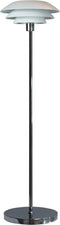 Dyberg Larsen Staande Lamp Dl31 31 X 133 Cm E27 Staal 60w Wit