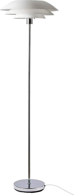 Dyberg Larsen Staande Lamp Dl45 45 X 146 Cm G9 Staal 5w Wit