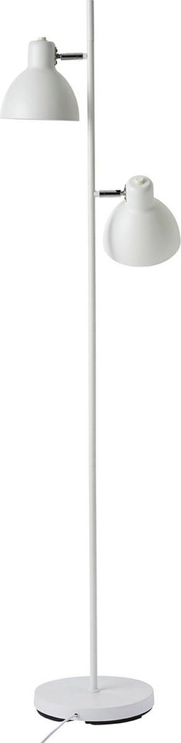 Dyberg Larsen Staande Lamp Skagen 2 55 Cm E27 Staal 40w Wit