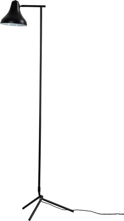 Dyberg Larsen Staande Lamp Tokyo 155 Cm E27 Staal 60w Zwart