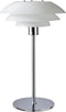 Dyberg Larsen Tafellamp Dl31 Opal Led 50 Cm E27 Staal 25w Wit