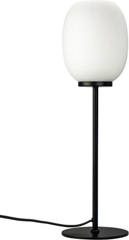 Dyberg Larsen Tafellamp Dl39 18,5 Cm E27 Glas 60w Wit/zwart