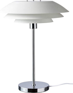 Dyberg Larsen Tafellamp Dl45 Led 45 X 55 Cm E27 Staal 60w Wit