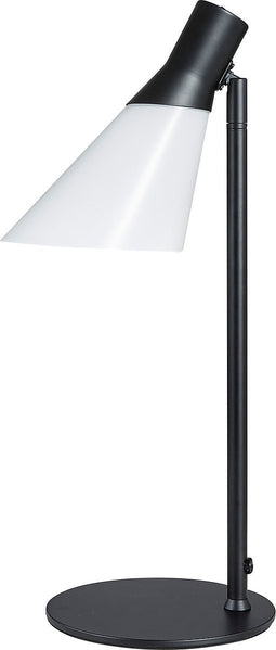 Dyberg Larsen Tafellamp Gent 18 X 48 Cm E14 Staal/glas Zwart