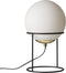 Dyberg Larsen Tafellamp Moon 34 cm grijs/glas