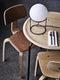 Dyberg Larsen Tafellamp Moon 34 cm grijs/glas