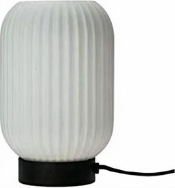 Dyberg Larsen Tafellamp Riflet Led 23 Cm E14 Glas 40w Wit