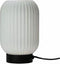 Dyberg Larsen Tafellamp Riflet Led 23 Cm E14 Glas 40w Wit