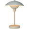 Dyberg Larsen Tafellamp Roma Oplaadbaar 26 Cm Staal 5w Wit
