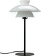 Dyberg Larsen Tafellamp Valby 40 Cm G9 Glas 5w Wit/zwart