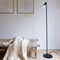 Dyberg Larsen Vloerlamp Gent 24 X 140 Cm E14 Staal/glas Zwart