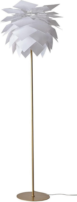 Dyberg Larsen Vloerlamp Pineapple M. 165 Cm E27 Staal 60w Wit