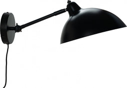 Dyberg Larsen Wandlamp Futura 26 X 16 Cm E14 Staal Zwart