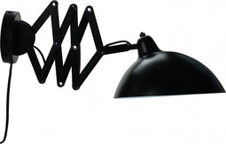 Dyberg Larsen Wandlamp Futura 60 X 19,5 Cm E14 Staal Zwart