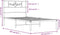 vidaXL - Bedframe - met - hoofdbord - metaal - zwart - 107x203 - cm