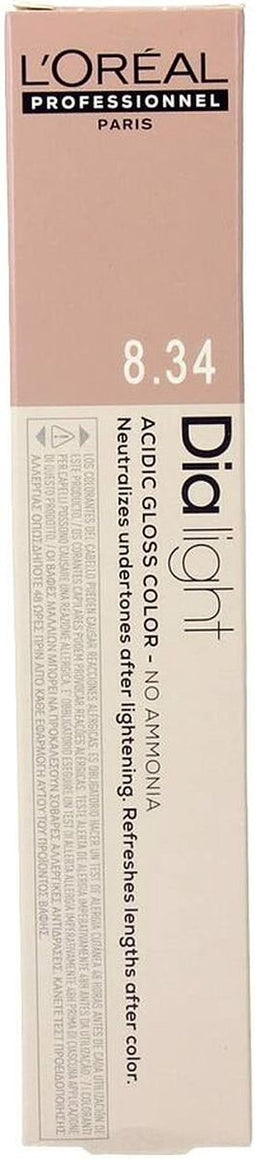 Dye No Ammonia L'Oreal Professionnel Paris Dia Light Nº 8.34 (50 ml)