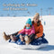 Volwassen PVC opblaasbaan 120 cm - sneeuwvliegen