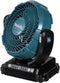 Makita DCF102Z - Ventilator - Compact met zwenkfunctie en timer - 180 mm propeller
