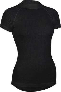 Avento Thermoshirt - Korte Mouw - Dames - Aansluitend - Zwart - Maat 38