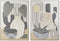 Schilderij DKD Home Decor 104 x 4,5 x 143,5 cm Vaas Scandinavisch (2 Stuks)