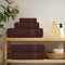 vidaXL - Saunahanddoeken - 4 - st - 80x200 - cm - 360 - g/m² - 100% - katoen - bruin