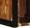 vidaXL - Nachtkastjes - 2st - 40x35x40cm - massief - gerecycled - hout - meerkleurig