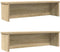 vidaXL - Keukenrekken - stapelbaar - 2 - st - 60x15x16 - cm - sonoma - eikenkleurig