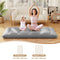 Coast Japanse Futonmatras - Oprolbaar Tatami Matras - Wasbare Hoes en Draagtas - 90 x 200 x 10 cm
