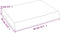 vidaXL - Wandschap - 40x30x(2-6) - cm - onbehandeld - massief - eikenhout