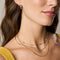 FOSSIL JA7298710 - Collier - Hartvormige elementen met pavé-kristallen - Goudkleurig