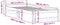 vidaXL - Bedframe - massief - hout - 100x200 - cm