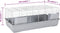 vidaXL - Dierenhok - kleine - dieren - 118x59x46 - cm - polypropeen - metaal - grijs