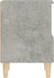 vidaXL - Nachtkastje - 40x35x50 - cm - betongrijs