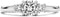 TI SENTO Dames Ring - 925 zilver - Zirconia wit - Maat 17.75 mm / maat 56 - 1796ZI