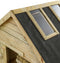 Houten speelhuisje Louise Window (SwingKing) | Kinderhuisje met 2 dakramen voor Buiten in de Tuin | Voor Kinderen vanaf 3 Jaar | FSC Hout