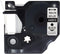 Dymo Alternatief D1 Standaard Labels Transparant-Zwart Tape 9mm
