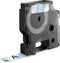 Dymo Alternatief D1 Standaard Labels Transparant-Zwart Tape 9mm