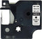 Dymo Alternatief D1 Standaard Labels Transparant-Zwart Tape 9mm