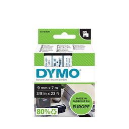 Dymo - Labele dymo 40914 d1 720690 9mmx7m blauw op wit | 5 stuks