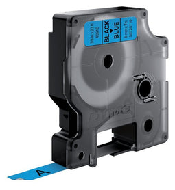 Dymo - Labele LabelManager D1 polyester 9mm zwart op blauw | 5 stuks