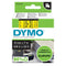 Dymo - Labele dymo 40918 d1 720730 9mmx7m zwart op geel | 5 stuks