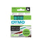 Dymo - Labele dymo 45809 d1 720890 19mmx7m zwart op groen | 5 stuks