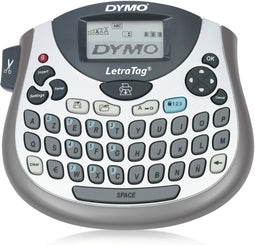 DYMO LetraTag LT-100T-labelmaker | Draagbare labelprinter met AZERTY-toetsenbord | Zilver | Ideaal voor op kantoor of thuis