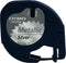 DYMO LetraTag metallic labels | Origineel | Zwarte afdruk op metallic zilver | 12 mm x 4 mm | Zelfklevende multifunctionele labels voor LetraTag labelmakers